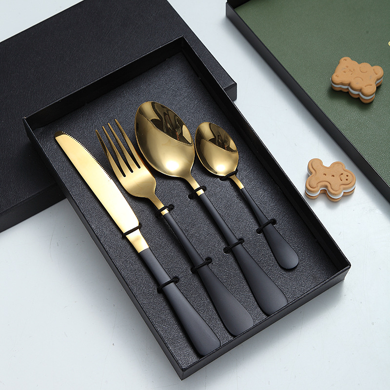 [골드 + 블랙] 4 종 세트 + 선물 상자