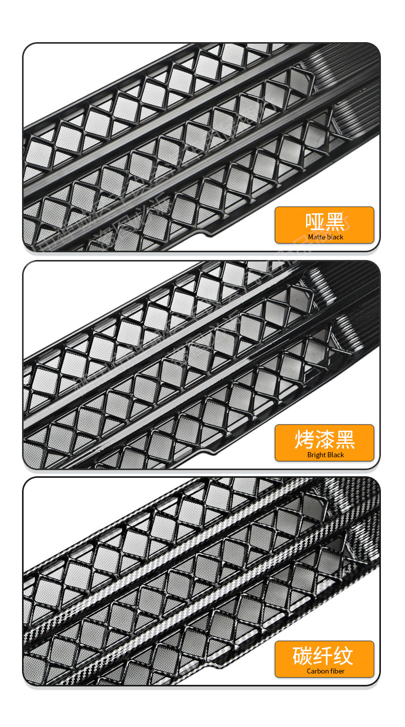 Suitable for blue electric E5PLUS car insect net front face net special modified decorative strip auto parts
