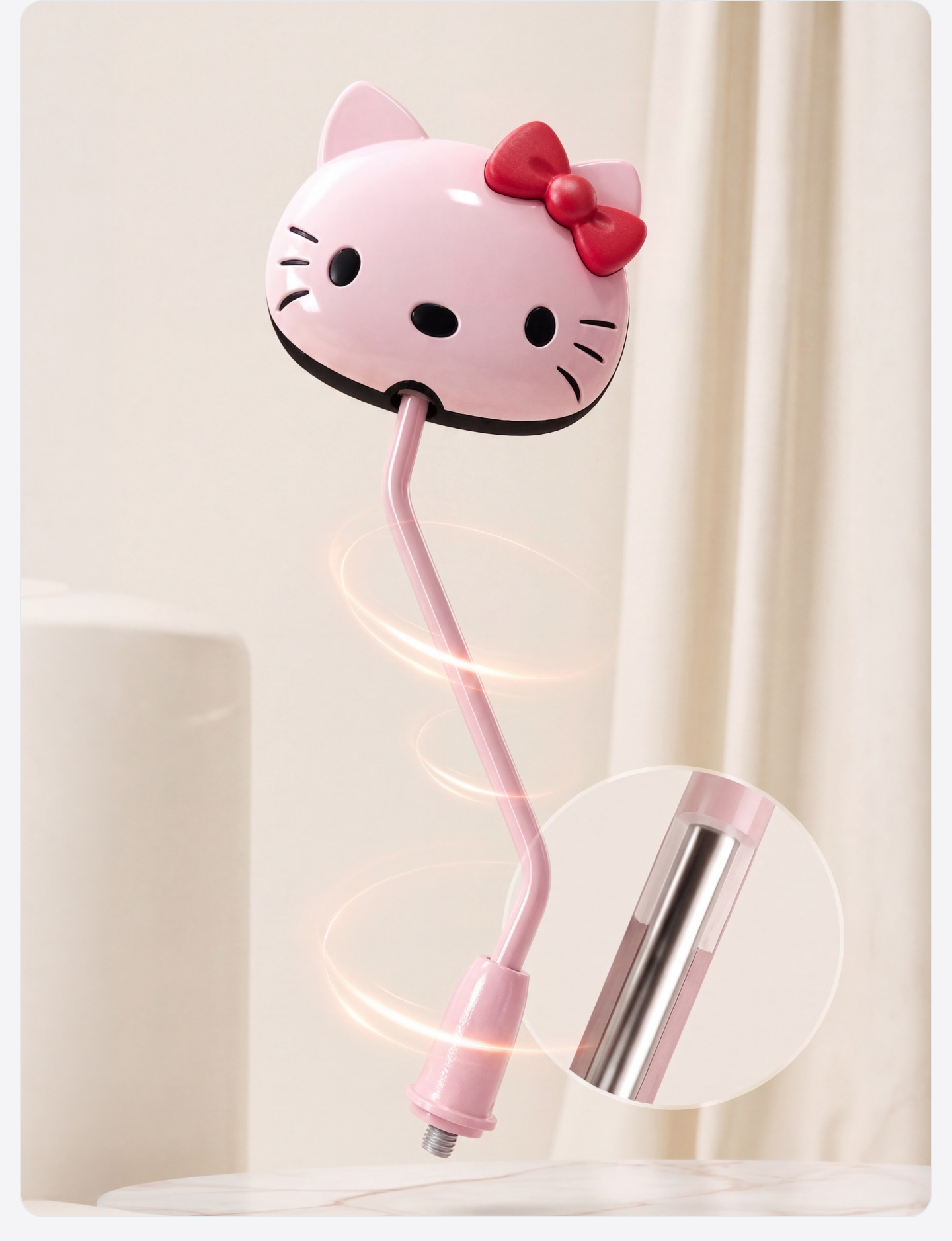 Electric Vehicle Rearview Mirror 3C Cute Bear Reversing Mirror Cartoon Bicycle Reflector 8mm Kt Cat Mirror