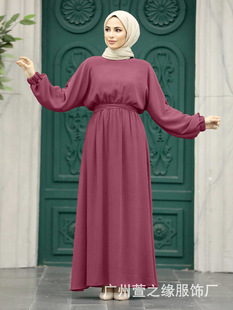 2023 Мусульманское ближневосточное женское модное платье летучих мышей Абая длинная юбка мусульманская арабская одежда