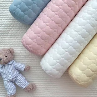 Ins Pure Cotton Heart Baby Bed Anti-Kick Bed Surround Newborn Comfort Pillow Baby Removable Kidsren's Bed Wall Guard