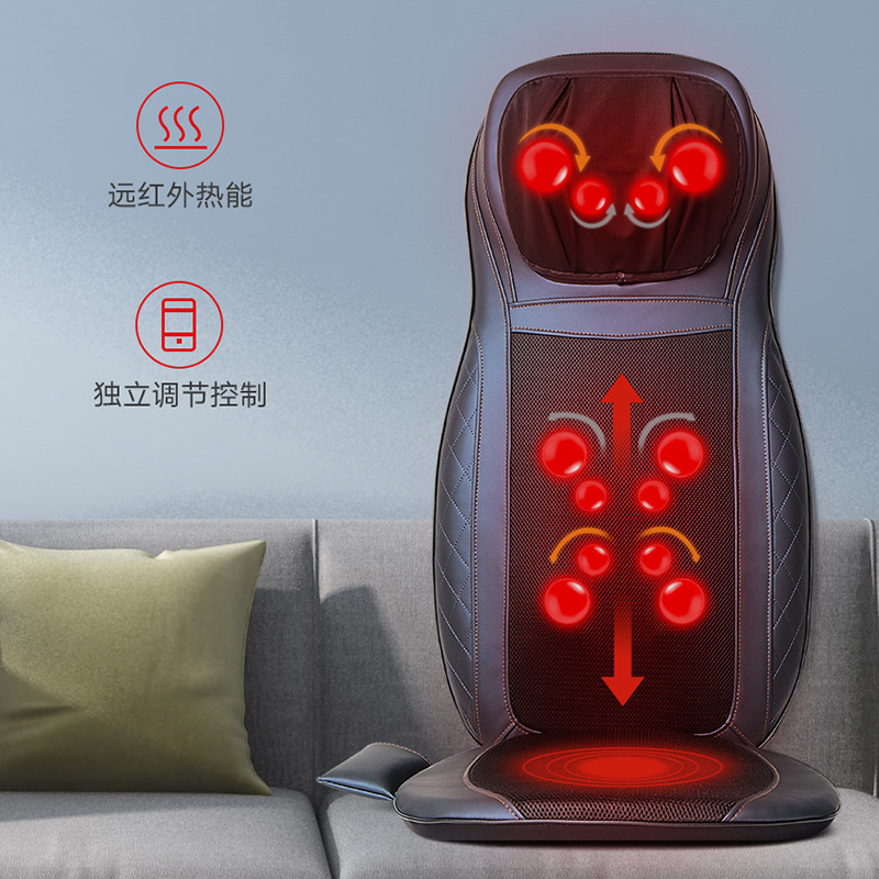 Cojín de masaje de cuerpo completo multifuncional hogar eléctrico cervical columna masaje cojín masajeador espalda coche masajeador