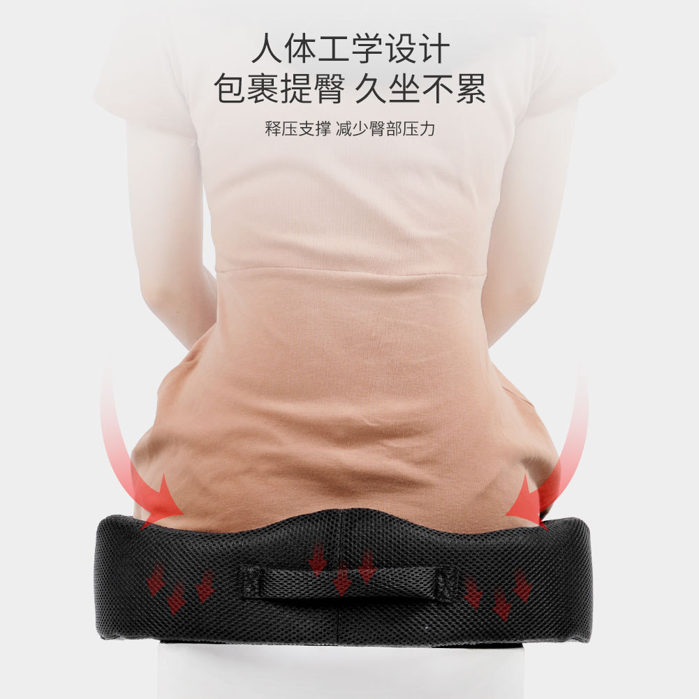 Cojín de espuma de memoria de gel caliente transfronterizo cojín de silla de rebote lento cojín de asiento de oficina fresco Amazon caliente