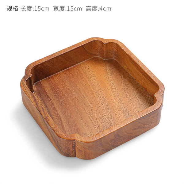 ✷◈◈◈◈✷ Plum fruit plate (whole wood) 15*4, stackable walnut ✷◈◈◈◈✷