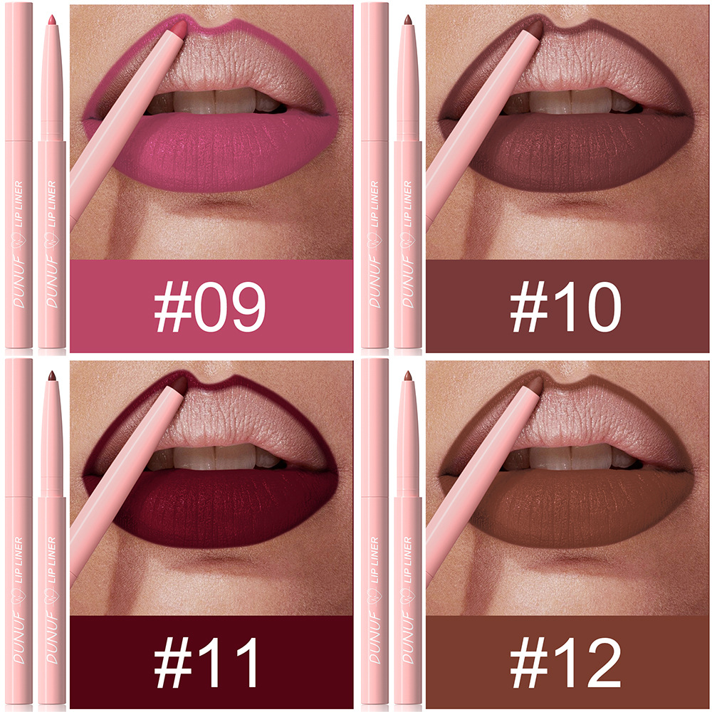 Please check out the DUNUF 12-tube easy-to-color velvet matte lip liner pen! Disclaimer for links undefined
