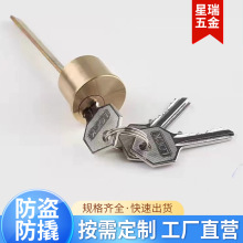 电控门锁芯批发全铜加长电子门楼道门锁芯公用长尾巴公寓宾馆锁芯