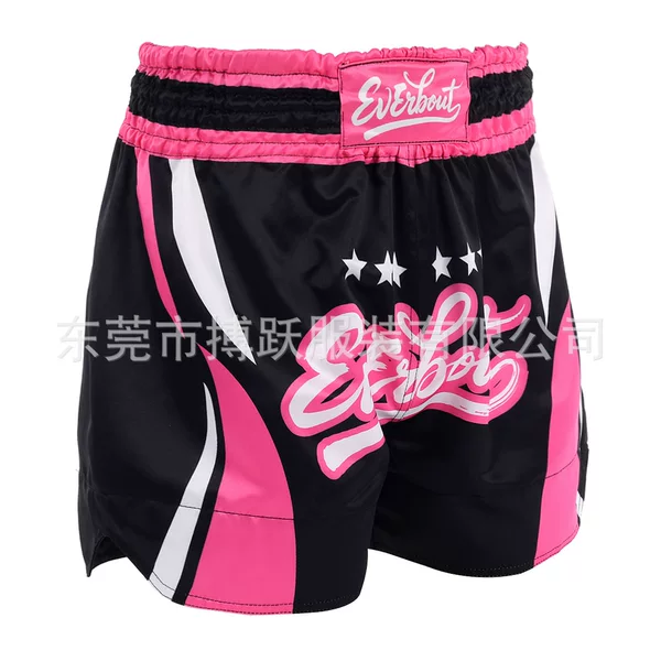 Muay Thai Shorts, Martial Arts Shorts, Boxing Shorts, Sanda Fighting Shorts, Training Shorts for Men and Women, Competition Shorts, Cross-Border Wholesale