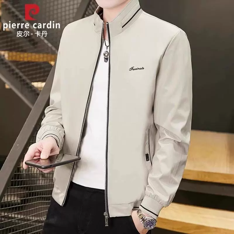 Pilcadan куртка куртка мужская осень 2024 новый воротник с вертикальным вырезом хаки бизнес топ повседневный джекпот