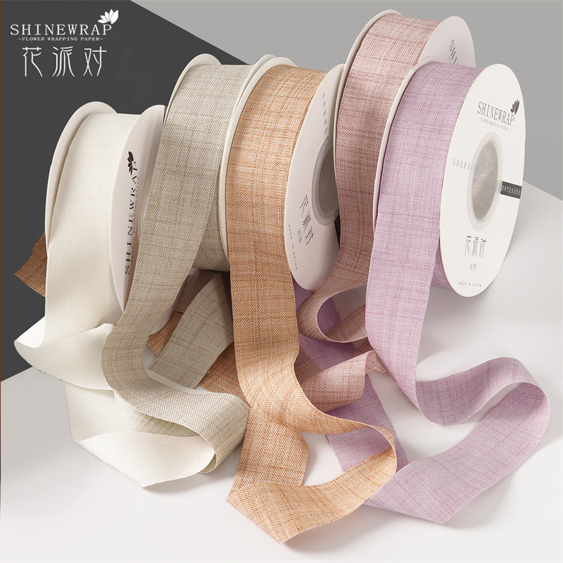 Fábrica de fiestas de flores al por mayor nueva cinta de embalaje de flores regalos de paquete de flores decoración de cinta de embalaje
