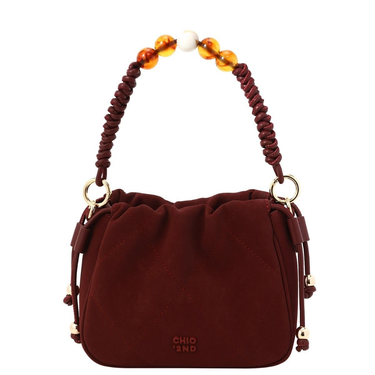 Southern Wind chio2nd Cloud Velvet Amber Cloud Bag mujer 2024 nuevo bolso de boda rojo con un solo hombro en otoño e invierno