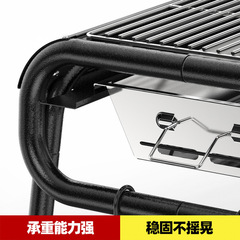 Home Stainless Steel BBQ Grill Outdoor Portable Large BBQ Frame Wholesale Wilderness BBQ Camping Meat Grill