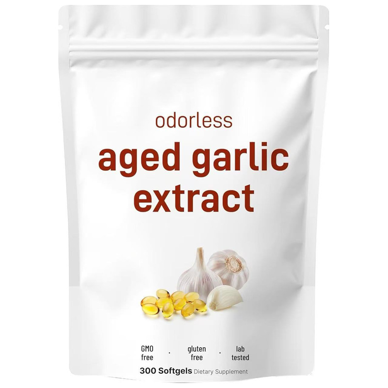 In-Stock New Product Amazon Cross-Border Bestseller Agedgarlic Extract Odorless Garlic Oil Soft Capsules O Em In-Stock New Product Amazon Cross-Border Bestseller Agedgarlic Extract Odorless Garlic Oil Soft Capsules O Em