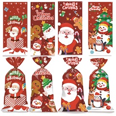 クリスマスキャンディバッグクリエイティブギフトバッグ子供のホリデーパーティーoppタイバッグアマゾン包装卸売
