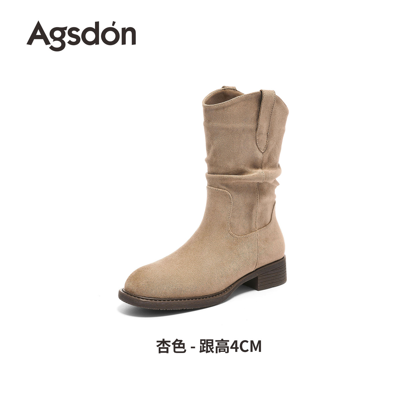 Augu Lion-Teng grueso botas Martin 2026 nuevo otoño invierno más pilotes Bocken botas de tubo medio Meilad botas cortas