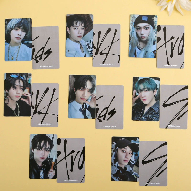 Коллекционная карточка (STRAY KIDS) Спецвыпуск HOP, 5,4×8,6 см, варианты участников и дизайнов