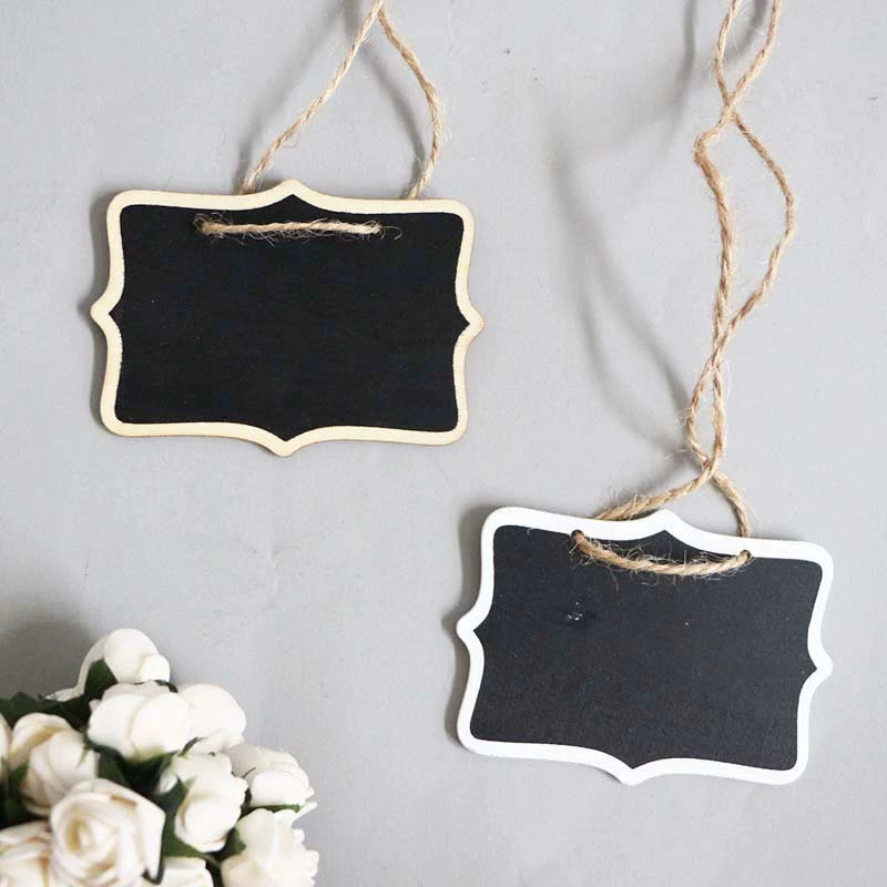 Double-sided small white drawing board from natural wood writing, training, graffiti