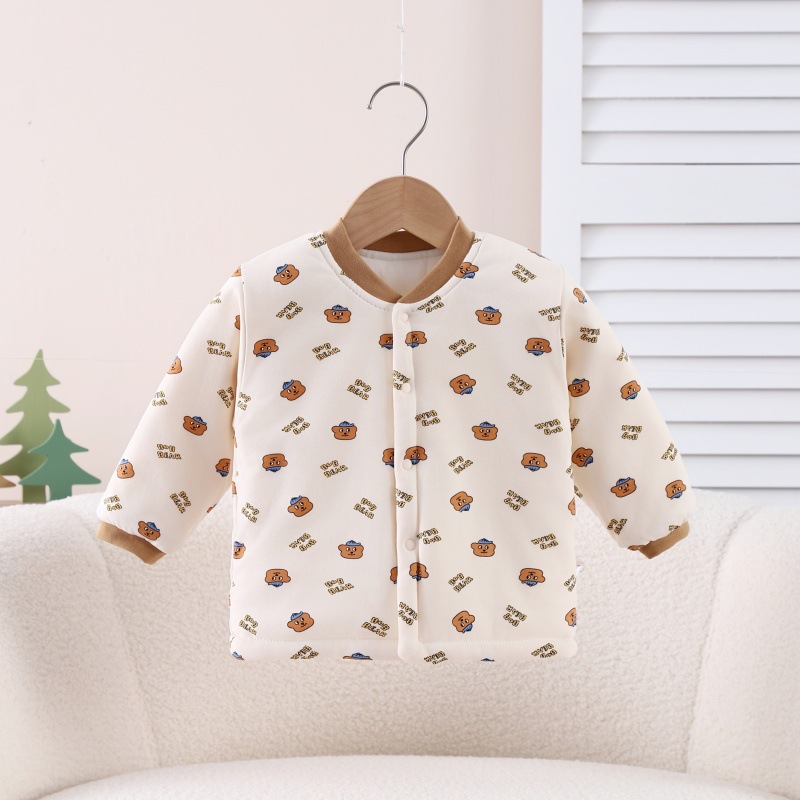 Children's cotton-padded jacket, lining, autumn and winter cotton-padded coat, baby thickened base layer, Class A children's cotton-padded jacket, new style, single piece cotton-padded coat