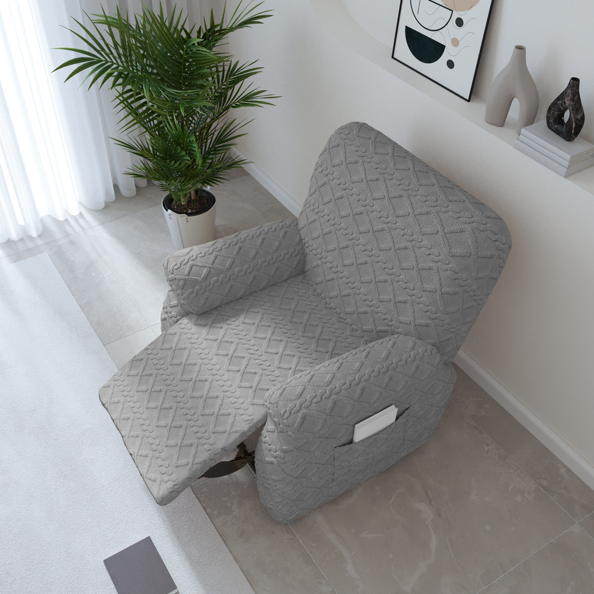 Europäischer Minimalistischer Romantischer Stretch Sofabezug_voghion.com