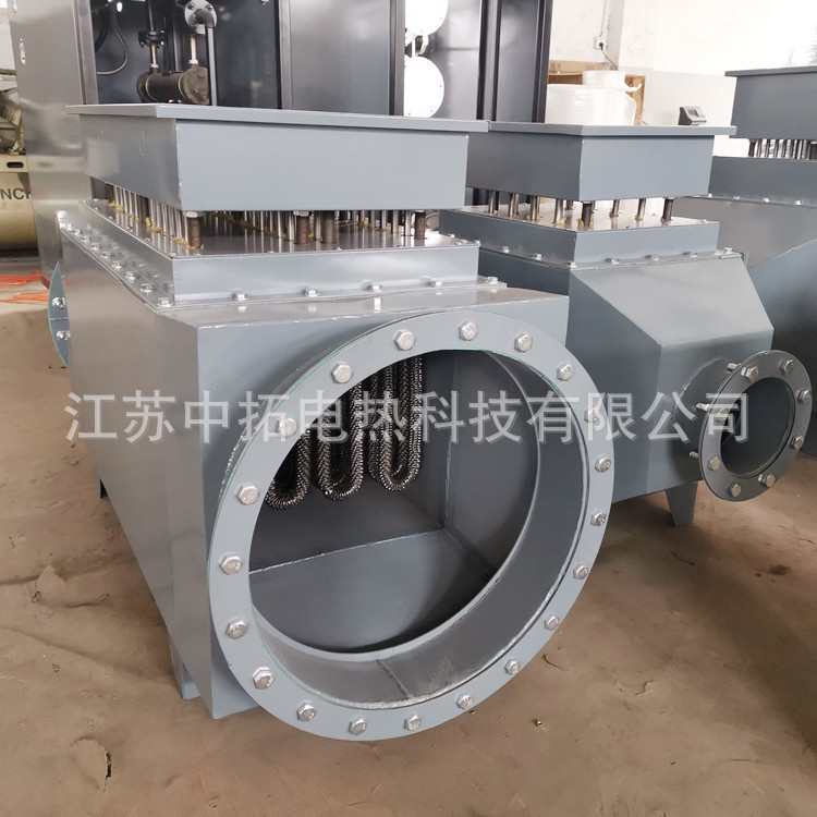 工厂定做 烘干有机肥料电热风炉 暖房热循环风道加热器风道加热器