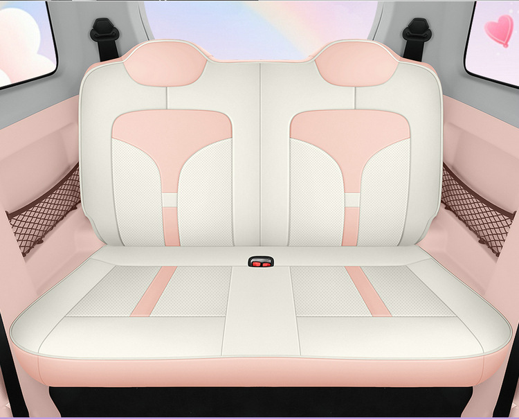 2024 Zhidou Rainbow Special Seat Cover Cute Girl Four Seasons Universal Comfortable Wear-resistant Special Car Cushion Leather Seat Cover