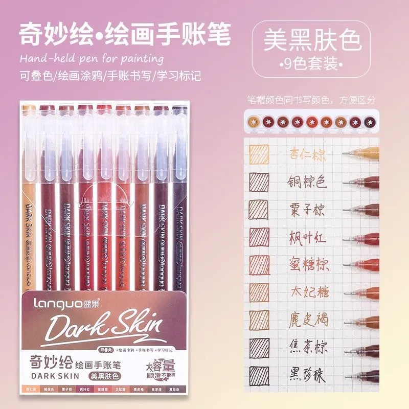 Bolígrafo de cuenta manual de fruta azul de alto valor y gran capacidad para tomar notas