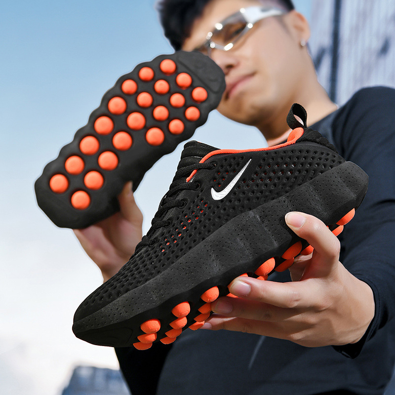 Qadın və kişi üçün ağ-qara idman ayaqqabısı, gündəlik sneaker