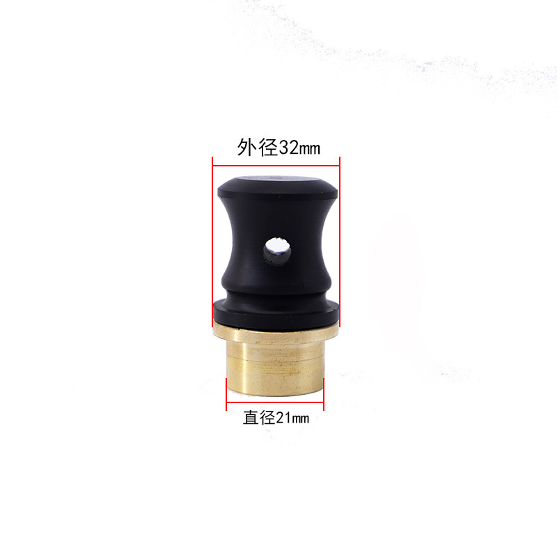 酒葫芦塞子配件传统胡芦嘴大号铜镶口天然酒壶装酒文玩酒具密封塞|undefined