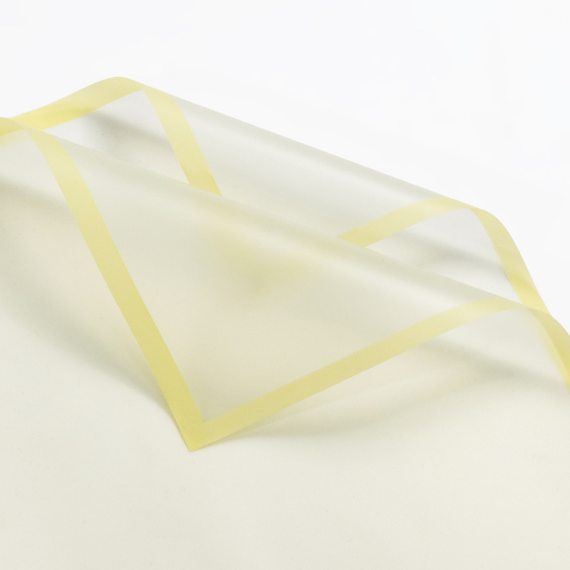 Papel de Envolver Rosa Estilo Coreano Plástico BOPP Impermeable para Ramo de Flores