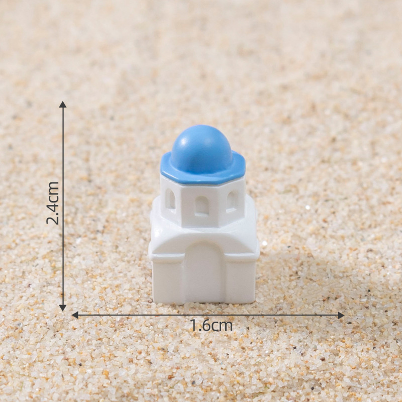 クリエイティブヨーロッパ地中海ハウスヴィラモデル建物 diy 装飾アクセサリーマイクロ風景樹脂小さな装飾品|undefined