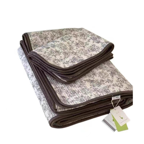 Cotton quilted bed cover three-piece set pure cotton thickened bed sheet four seasons quilted bed cover quilt double-sided cotton bed sheet