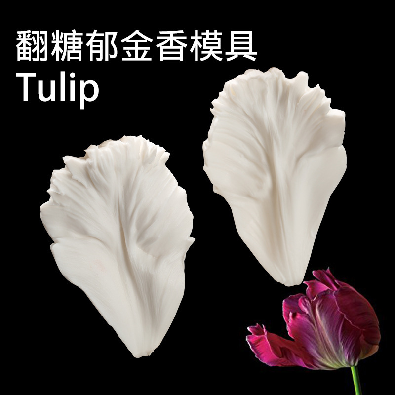 SK Crown Simulation Tulip Double-sided Pattern Press Mold Tulip Petal Mold Manual Tulip Clay Mold SK Crown Simulation Tulip Double-sided Pattern Press Mold Tulip Petal Mold Manual Tulip Clay Mold