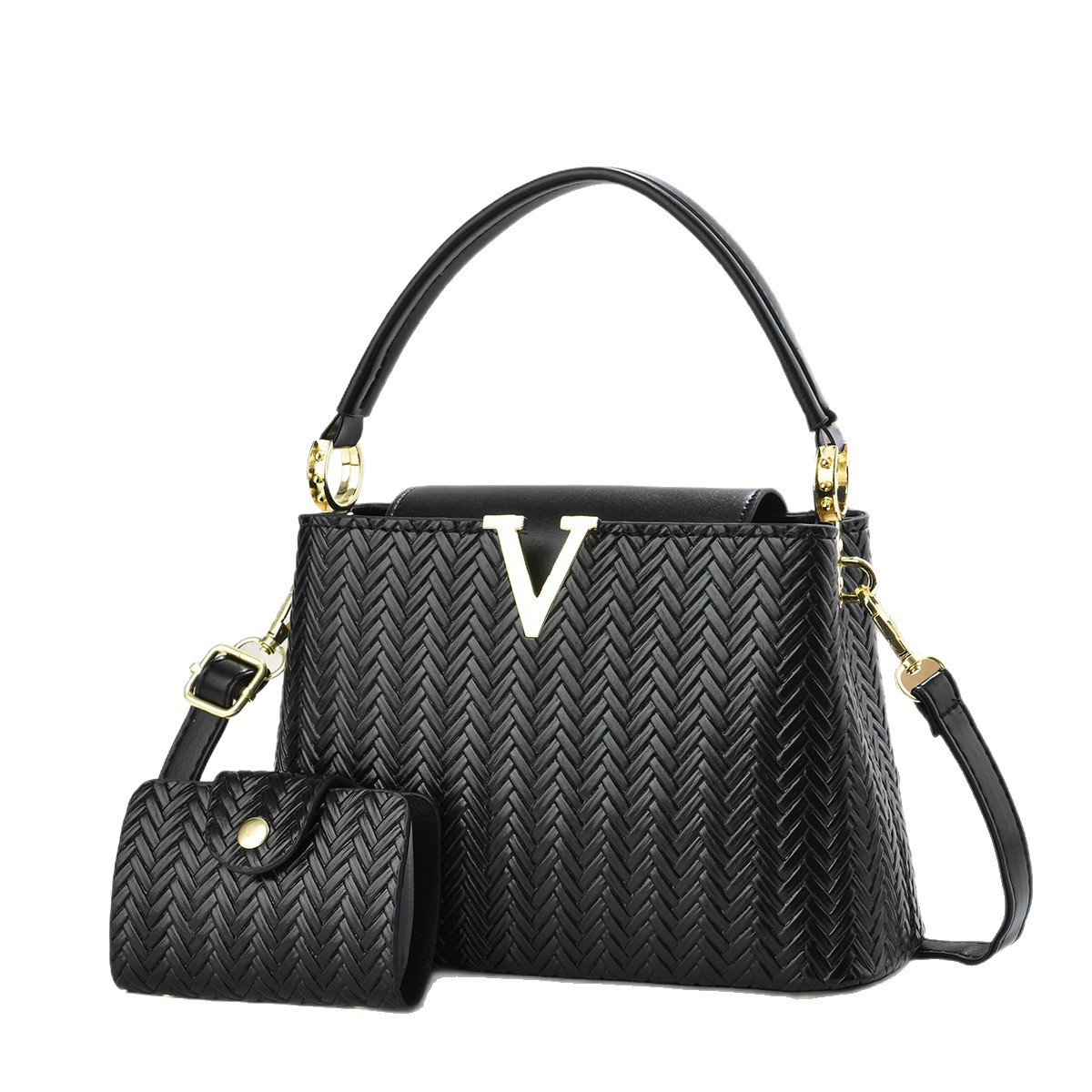 Bolso de dos piezas para niños 2025 nueva moda bolso de hombro retro bolsos de moda bolsos transfronterizos