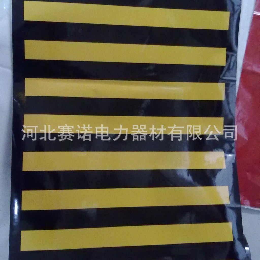 河北赛诺电线杆警示反光贴纸 电力水泥杆贴纸 电力安全标识夜反光