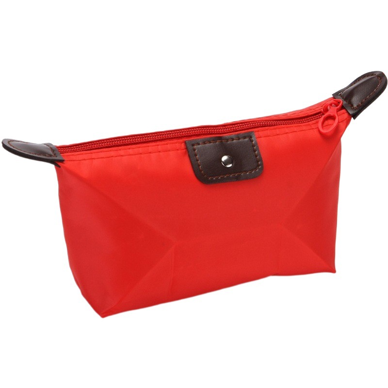 Korean Style Cute Dumpling Cosmetic Bag Foldableing Dumpling Bag Ingot-Shaped Gift Storage Toiletry Bag Manufacturer Wholesale