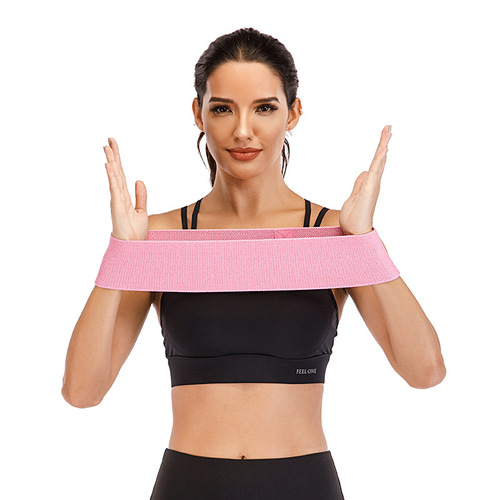 Non-slip yoga resistance band, butt lifting and stretching, hip circle elastic band, fitness stretching exercise, squat resistance band