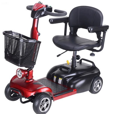 The Factory Has Fda's New Mobility Scooter for the Elderly, Four-Wheel Electric Mobility Scooter for the Elderly, and Foldable Battery Scooter for the Disabled (Qatlanan elektrik velosipedlər) - x-01-red