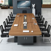 简约会议桌长桌培训桌椅组合办公长桌子工作台会议室条形桌办公桌