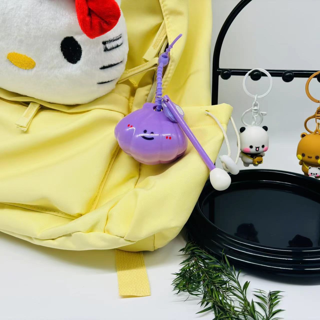 Shell Muyu 1 Buda Kapibala golpea y cura el artefacto de descompresión emocional Adornos de mesa mochila colgante