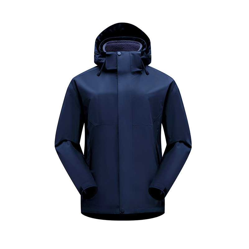 国标GB32614冲锋衣女三合一抓绒内胆两件套户外登山服男防水外套|undefined