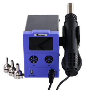 New 868D hot air gun soldering station 220V110V large screen digital display temperature adjustable mobile phone repair tool