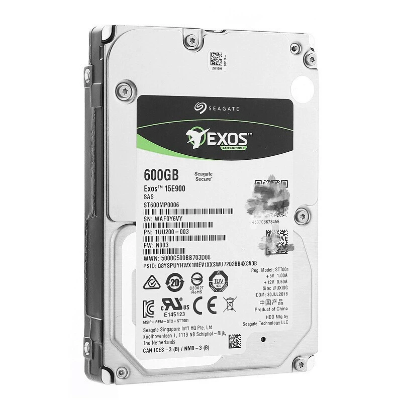 Жесткий диск уровня Enterprise с интерфейсом SAS 600 ГБ 256 МБ 15000 об/мин (ST600MP0006)