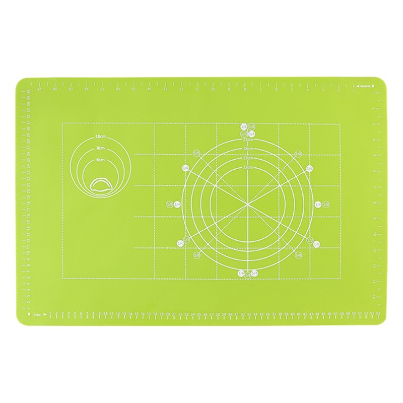 In-Stock Wholesale Food-Grade Silicone Kneading Mat, Square High-Temperature Resistant Non-Slip Kneading Mat with Scale, Cross-Border Customization