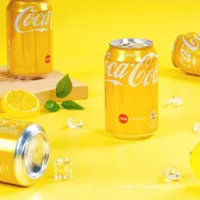 Газированный напиток (Coca-Cola) со вкусом лимона — Гонконг, банка 330 мл