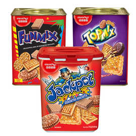 Munchy's马奇新新欢密斯什锦饼干700g/罐量贩装独立装网红小零食