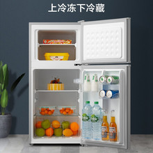 适用原装美'的BCD-112CM冰箱家用双门直冷小冰箱112升客厅小型迷