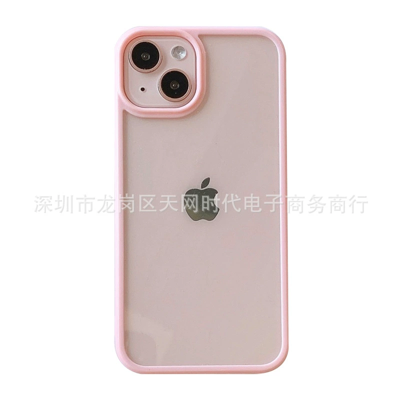 Apple, совместимый iPhone 14, прозрачный чехол для телефона, акриловый защитный чехол, 14прям, iphone
