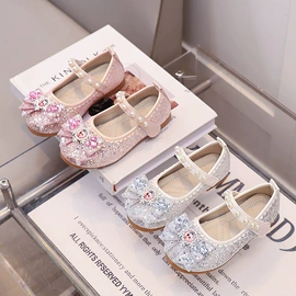 童皮鞋;水晶/水钻鞋;童凉鞋