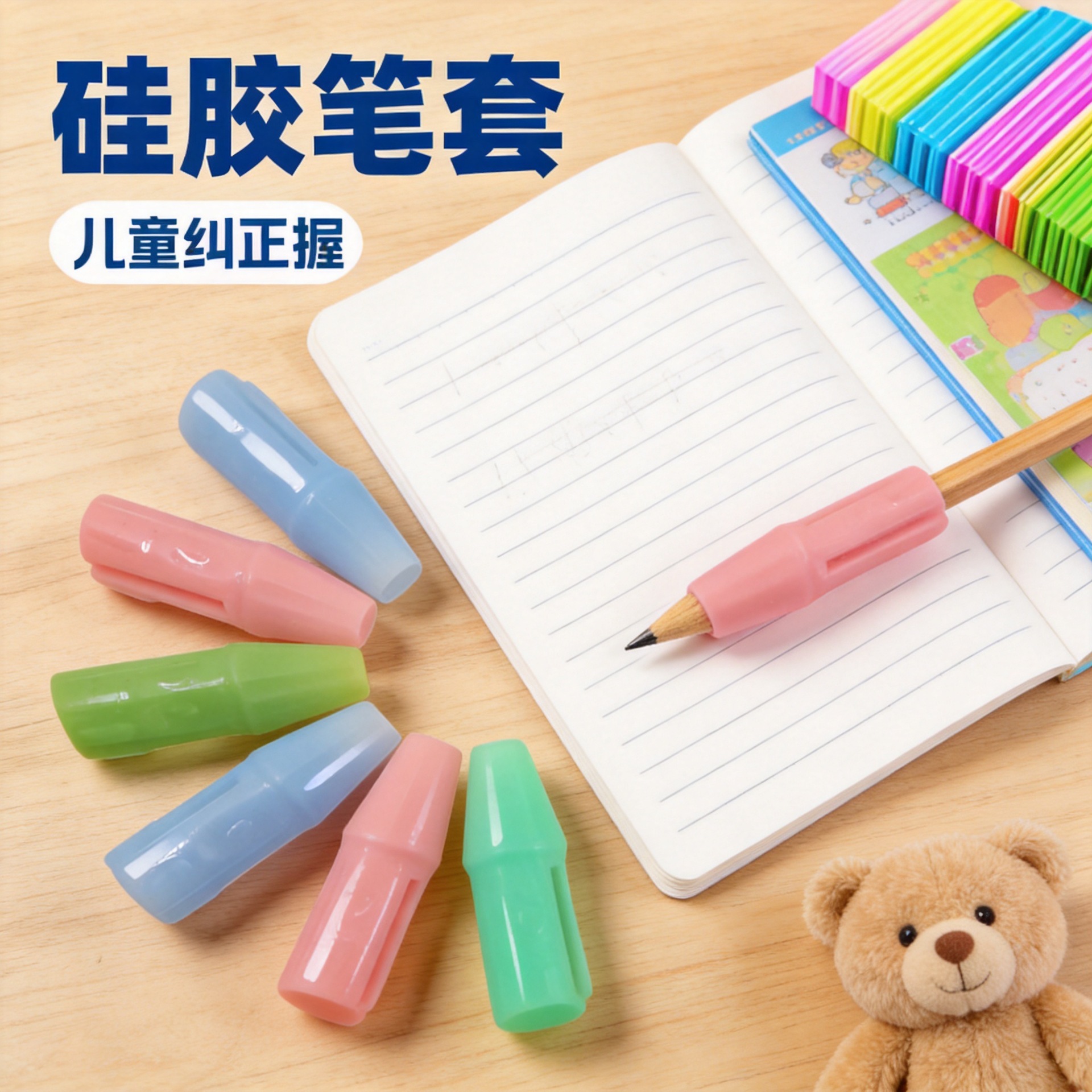 silica gel Cap of a pen Pencil ball pen Roller ball pen Wobi Orthotic device children Wobi Wobi Orthotic device