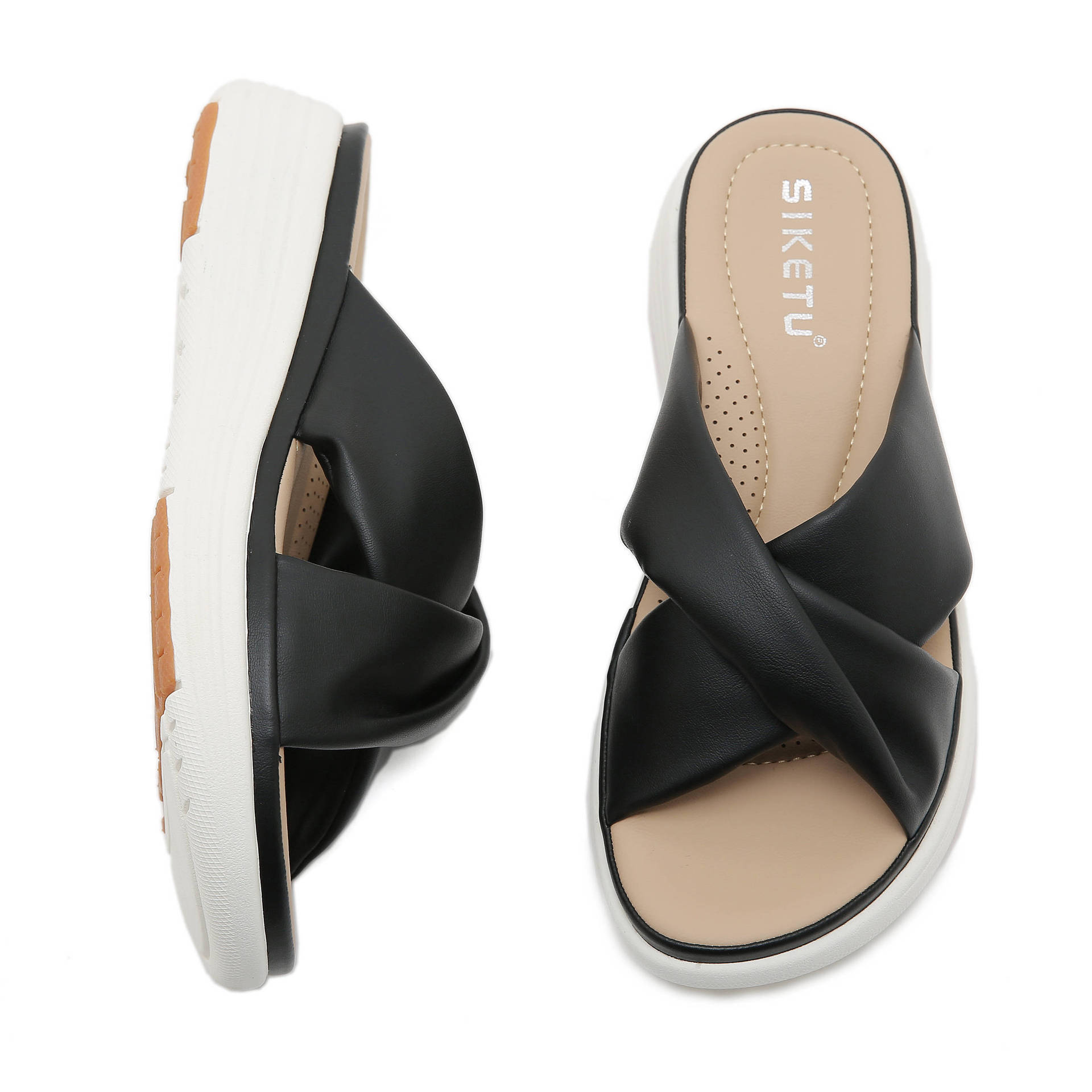 V360 - 5 Amazon nuevo 2025 Europa y los Estados Unidos zapatillas frías transfronterizas de gran tamaño ligeras dulces zapatillas gruesas al por mayor