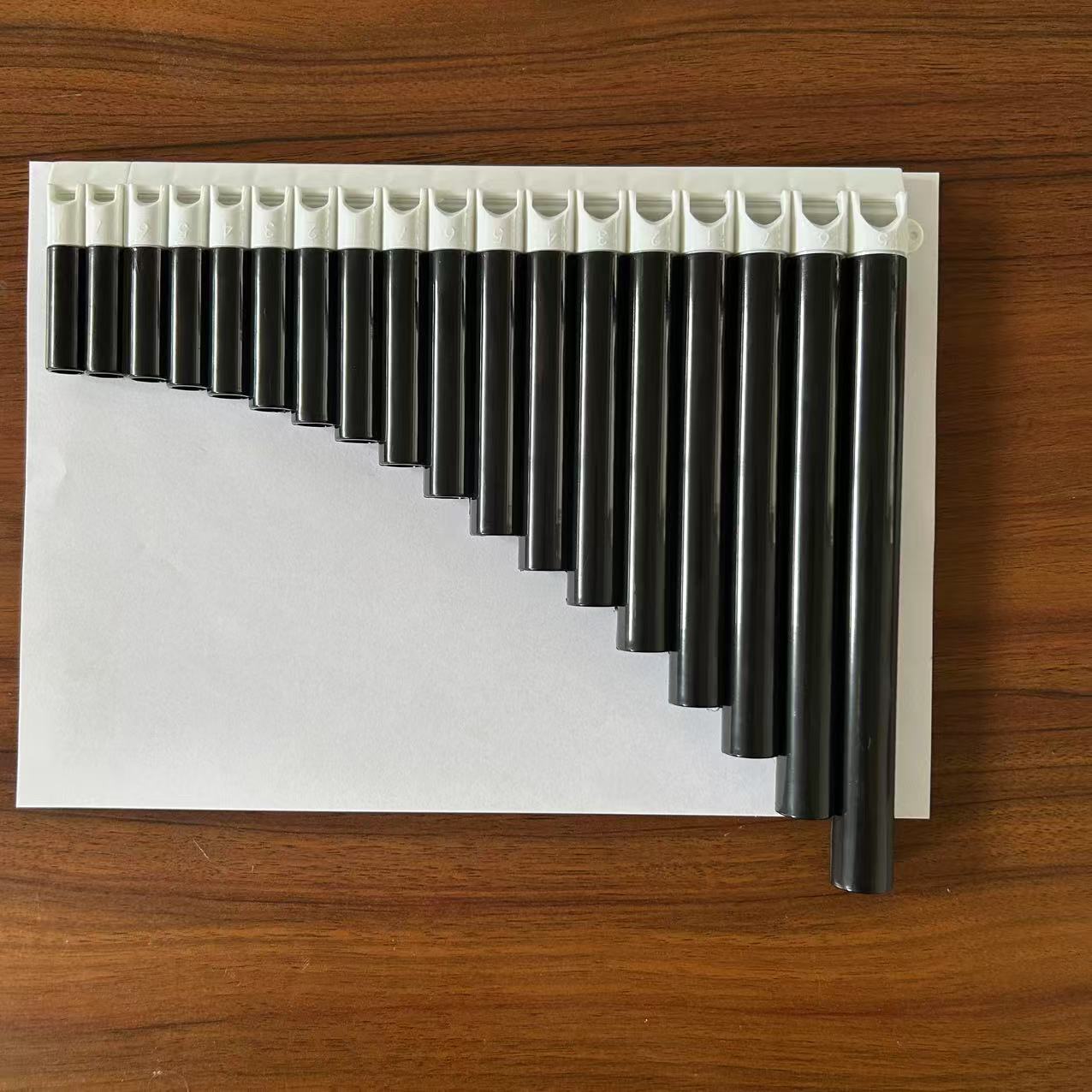 The third generation - 18 tubes black and white [pure black body porcelain white mouthpiece]